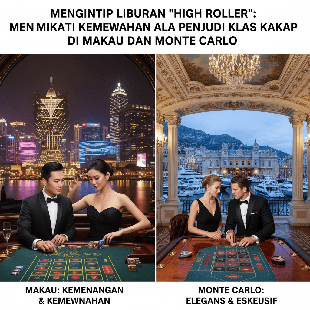 Mengintip Liburan 'High Roller': Menikmati Kemewahan ala Penjudi Kelas Kakap di Makau dan Monte Carlo